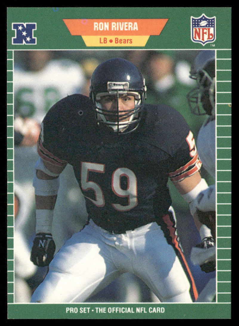 Ron Rivera 1989 Pro Set #48 Chicago Bears
