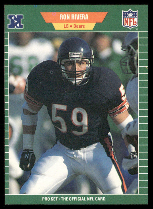 Ron Rivera 1989 Pro Set #48 Chicago Bears