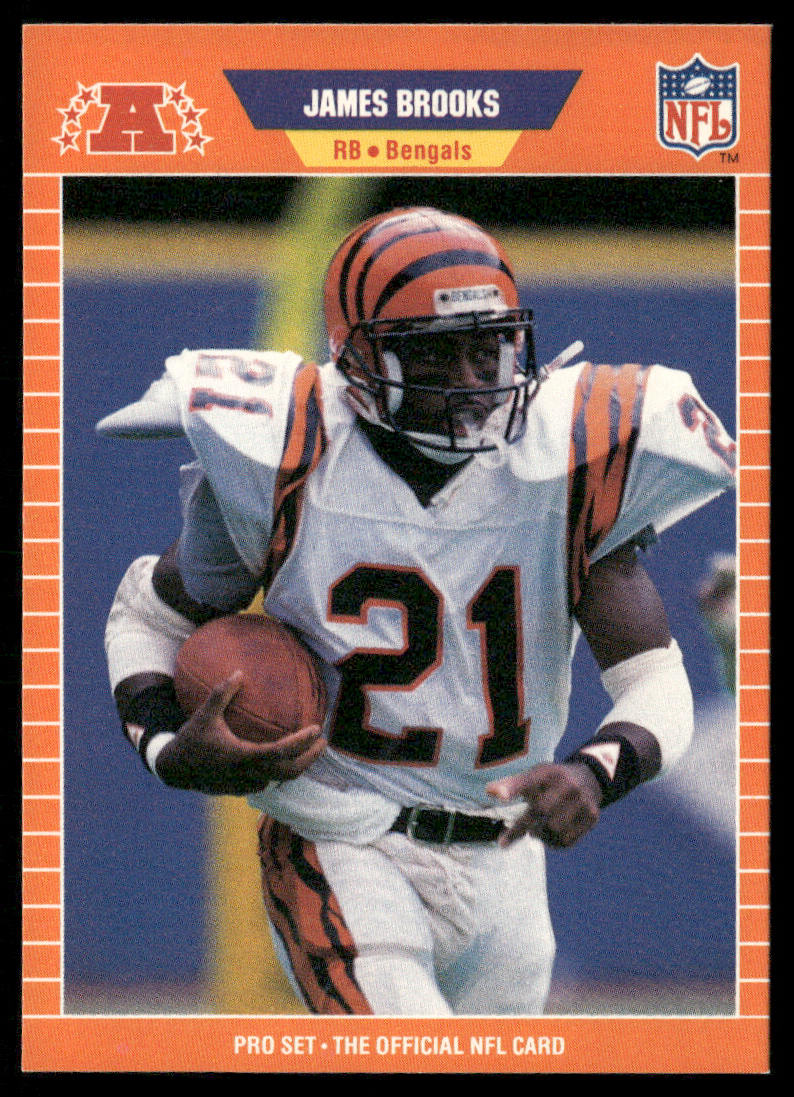James Brooks 1989 Pro Set #55 Cincinnati Bengals