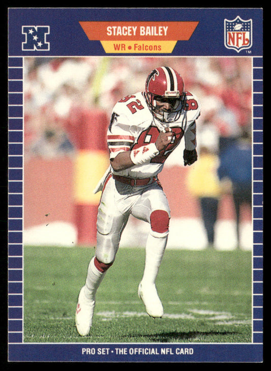 Stacey Bailey 1989 Pro Set #1 Atlanta Falcons