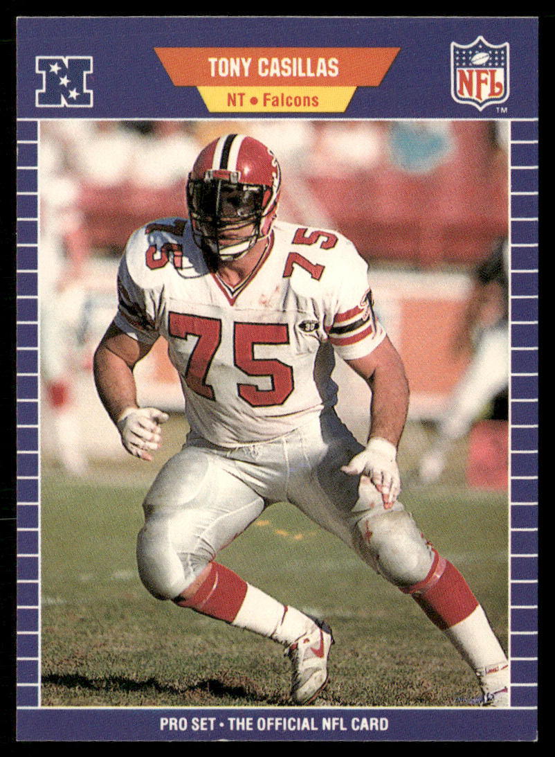Tony Casillas 1989 Pro Set #6 Atlanta Falcons