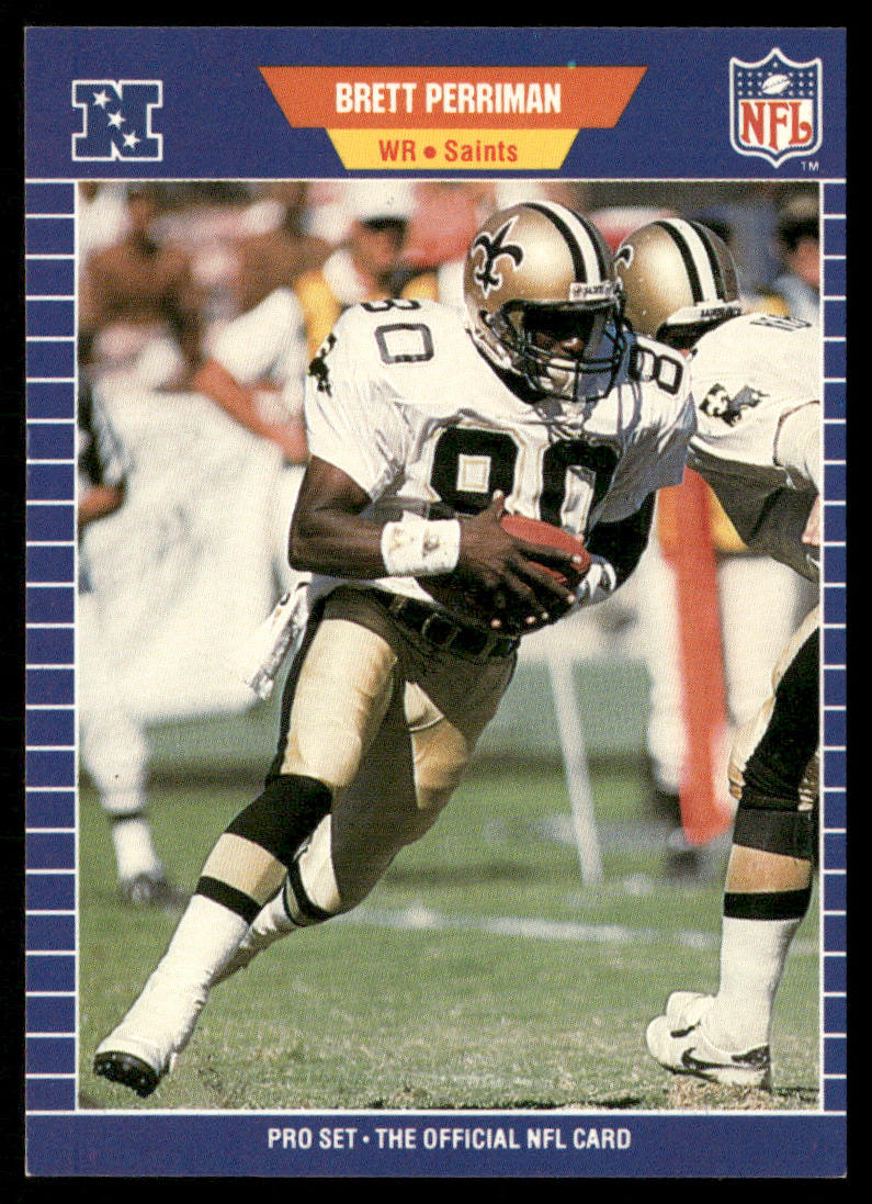 Brett Perriman 1989 Pro Set #275 RC New Orleans Saints