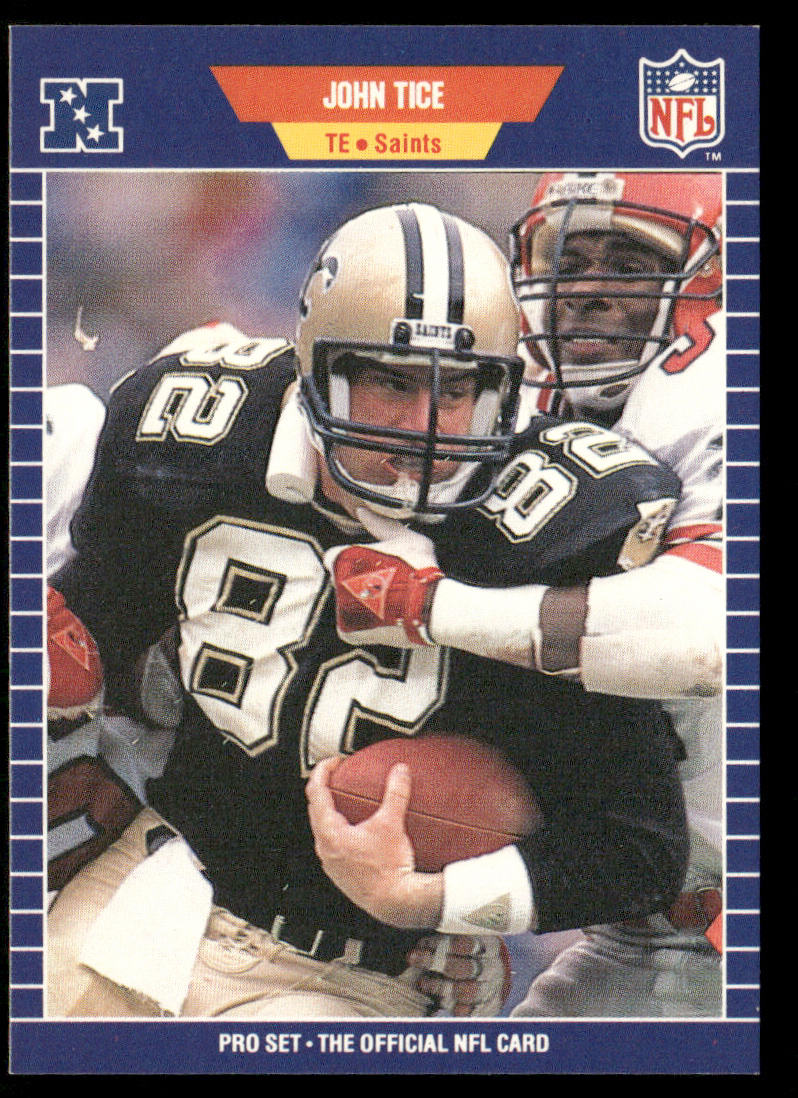 John Tice 1989 Pro Set #277 New Orleans Saints