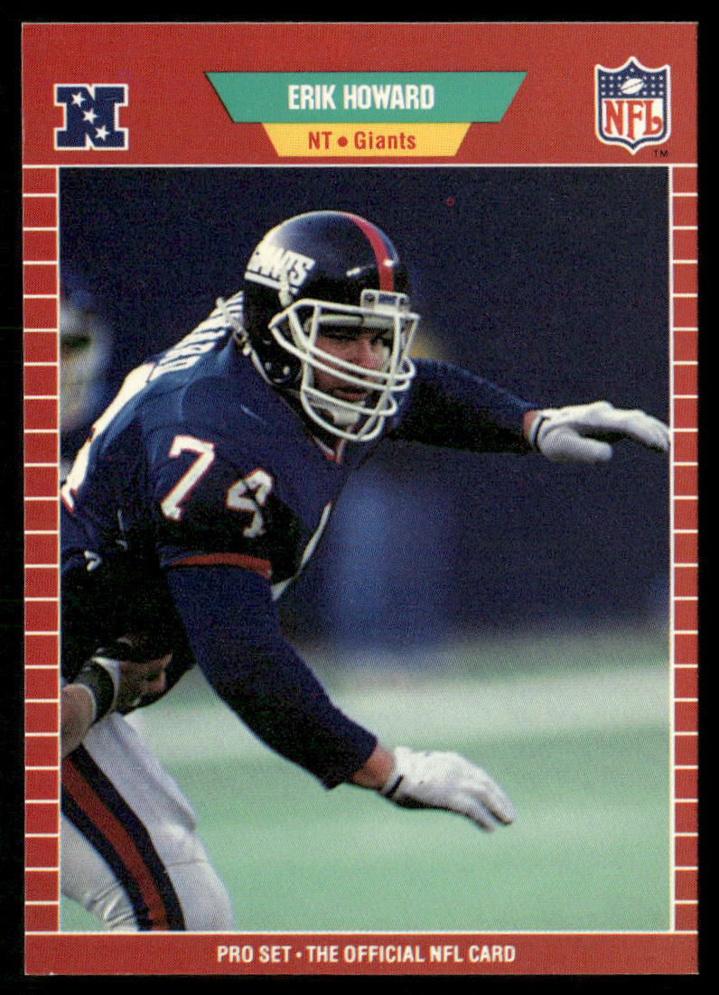 Erik Howard 1989 Pro Set #284 New York Giants