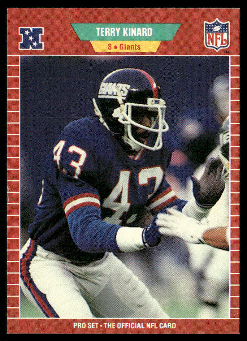 Terry Kinard 1989 Pro Set #285 New York Giants