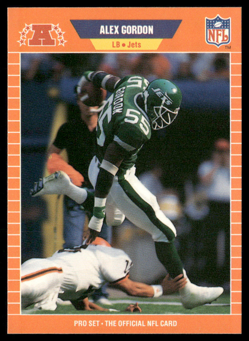 Alex Gordon 1989 Pro Set #296 New York Jets