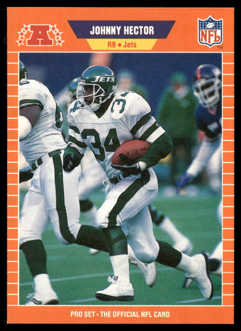 Johnny Hector 1989 Pro Set #298 New York Jets