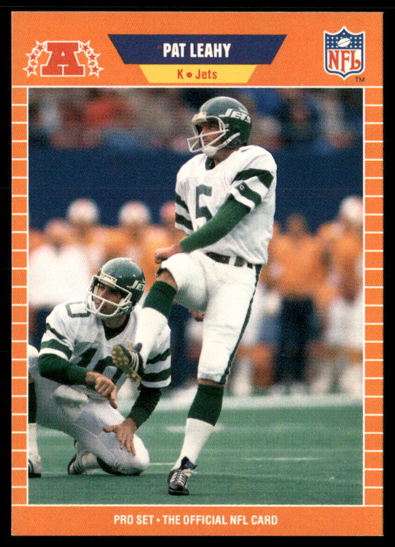Pat Leahy 1989 Pro Set #300 New York Jets