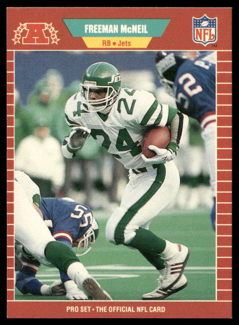 Freeman McNeil 1989 Pro Set #304 New York Jets