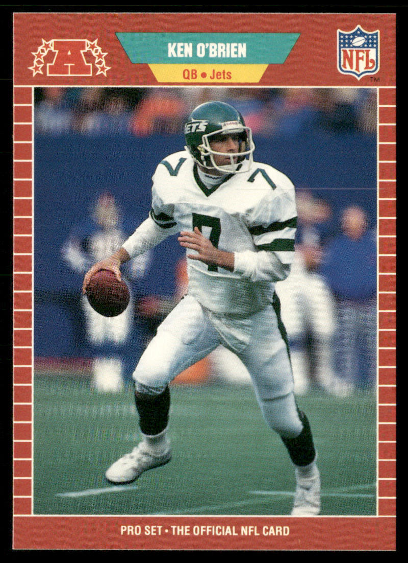 Ken O'Brien 1989 Pro Set #305 New York Jets