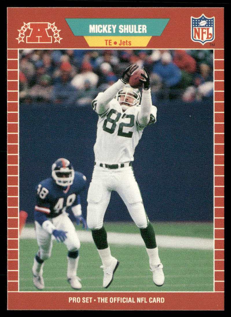 Mickey Shuler 1989 Pro Set #307 New York Jets