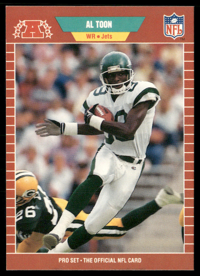 Al Toon 1989 Pro Set #308 New York Jets