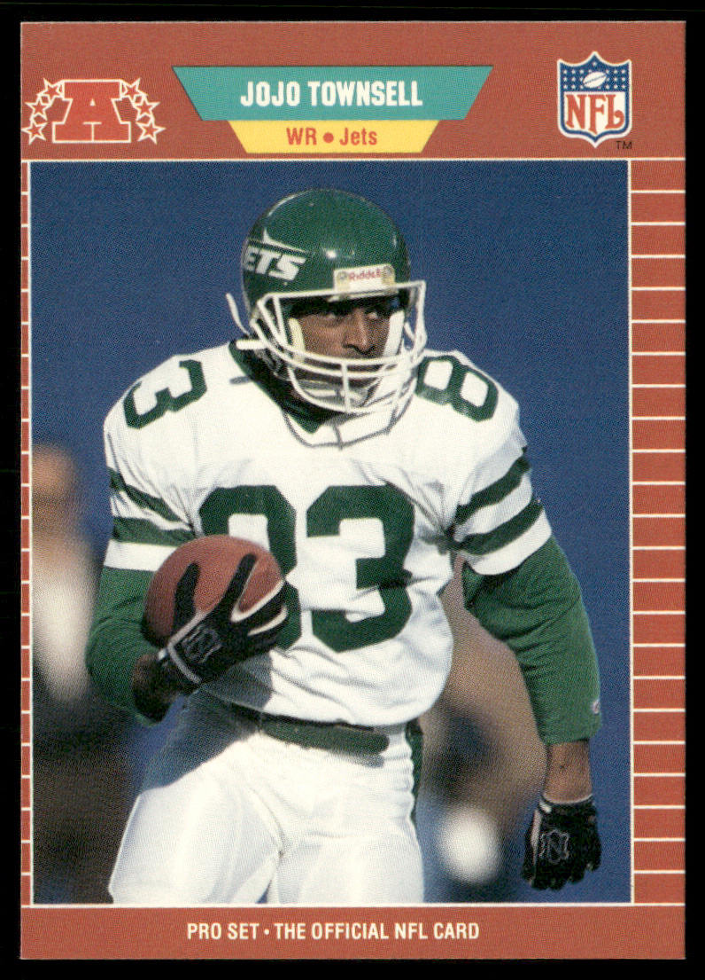 JoJo Townsell 1989 Pro Set #309 New York Jets