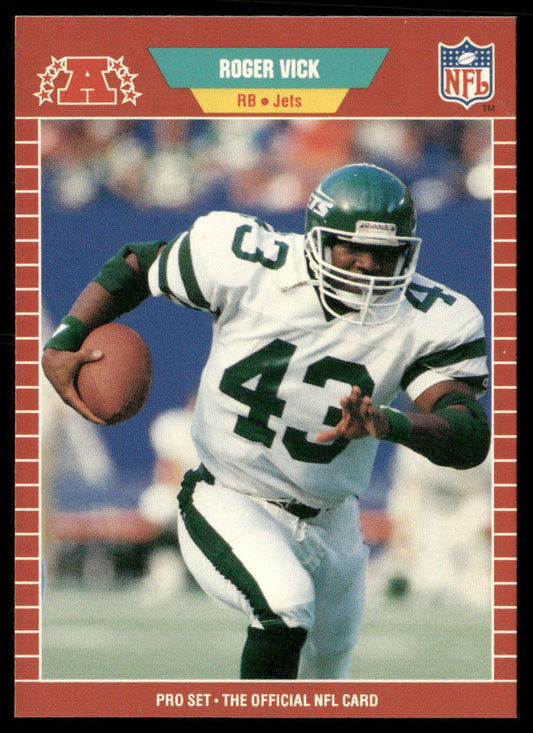 Roger Vick 1989 Pro Set #310 New York Jets