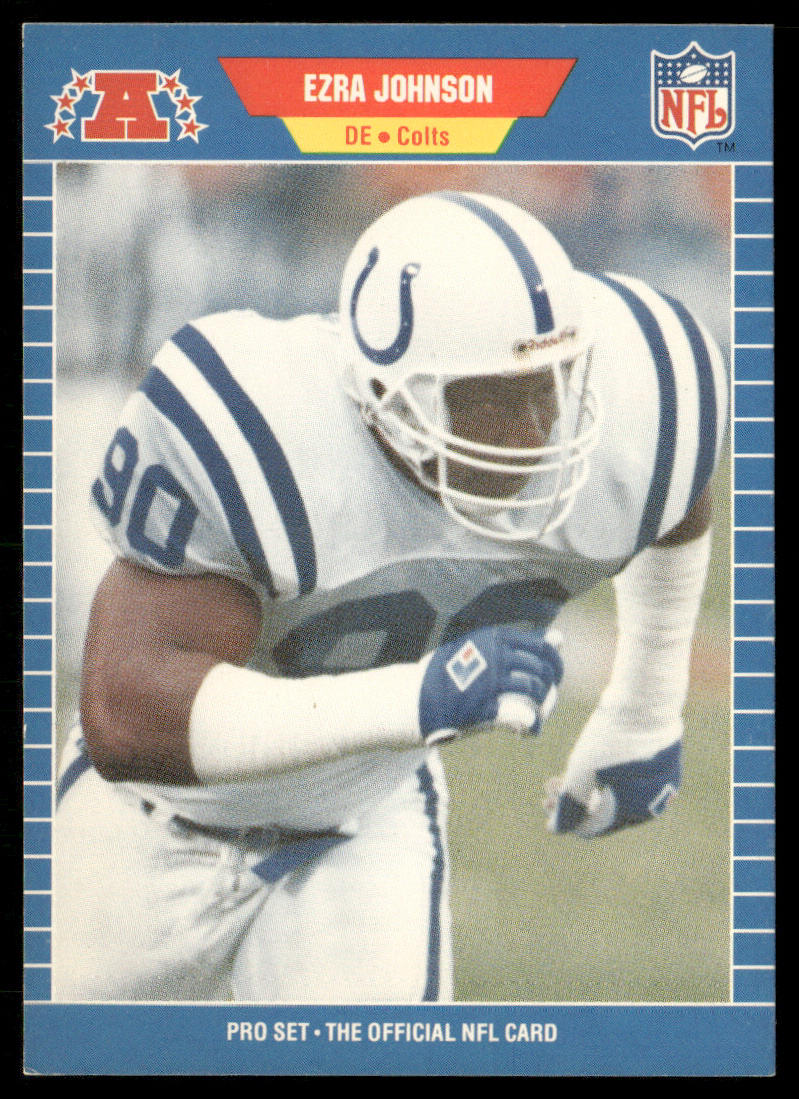 Ezra Johnson 1989 Pro Set #551 Indianapolis Colts
