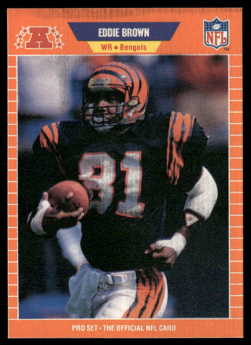 Eddie Brown 1989 Pro Set #56 Cincinnati Bengals