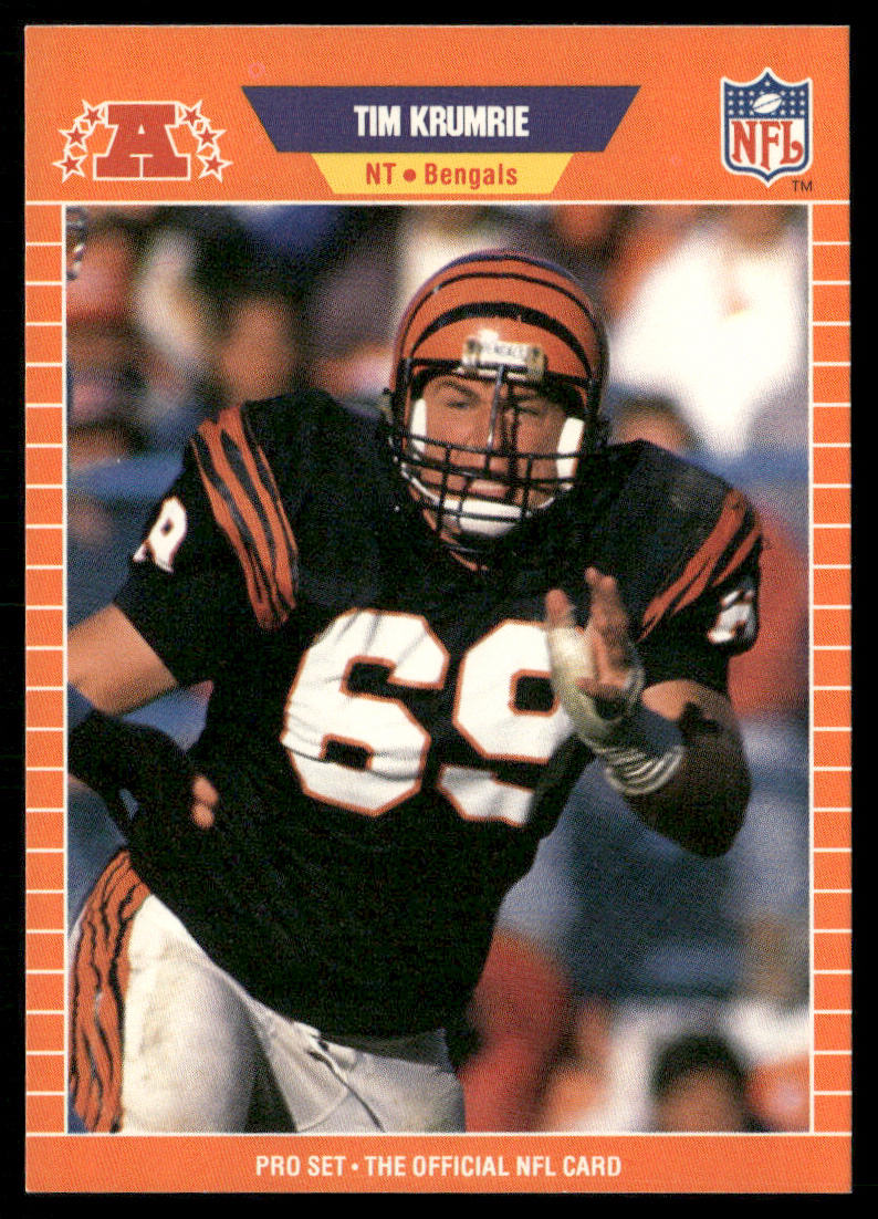 Tim Krumrie 1989 Pro Set #63 Cincinnati Bengals