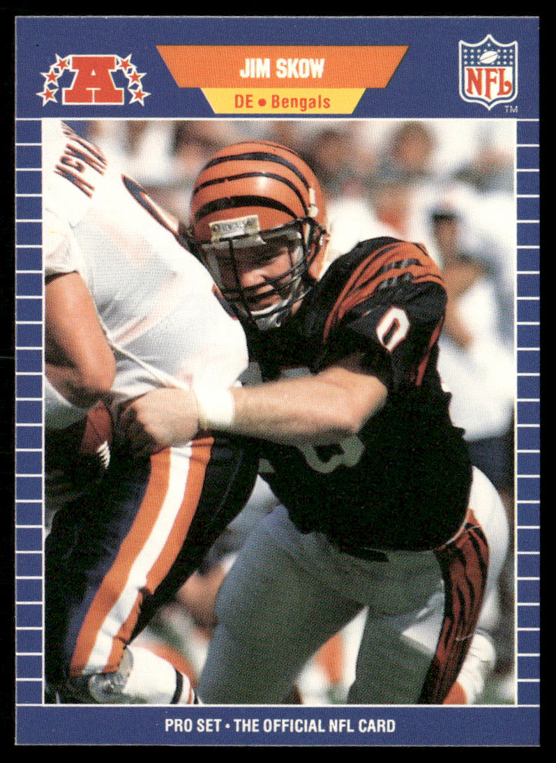 Jim Skow 1989 Pro Set #67 RC Cincinnati Bengals