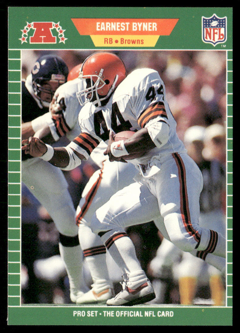Earnest Byner 1989 Pro Set #74 Cleveland Browns
