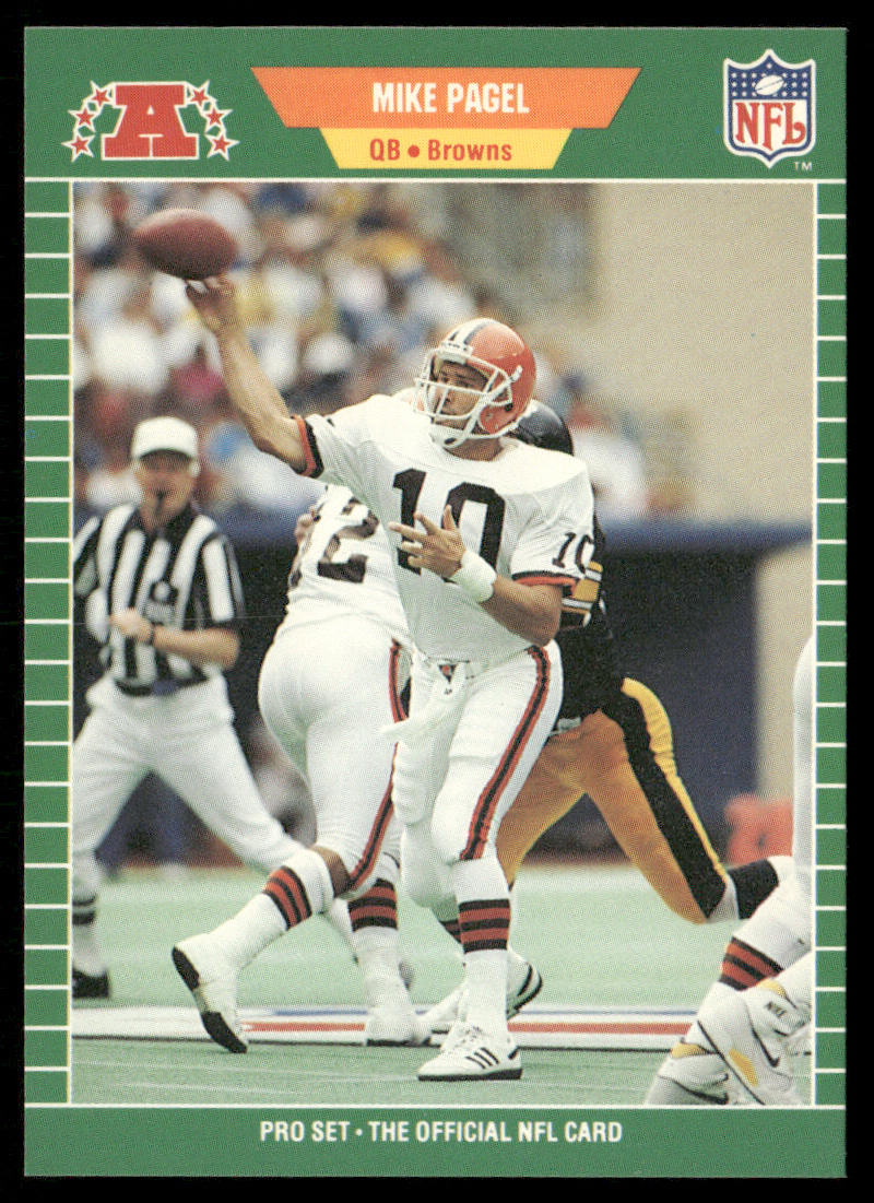 Mike Pagel 1989 Pro Set #76 Cleveland Browns
