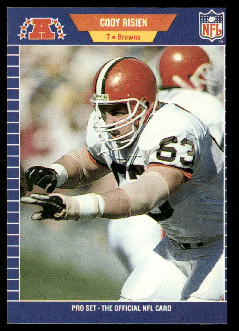Cody Risien 1989 Pro Set #83 Cleveland Browns