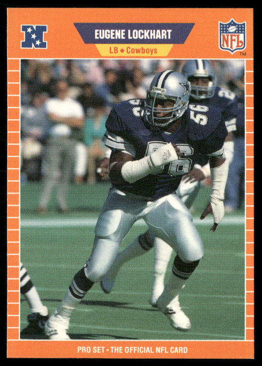 Eugene Lockhart 1989 Pro Set #92 RC Dallas Cowboys