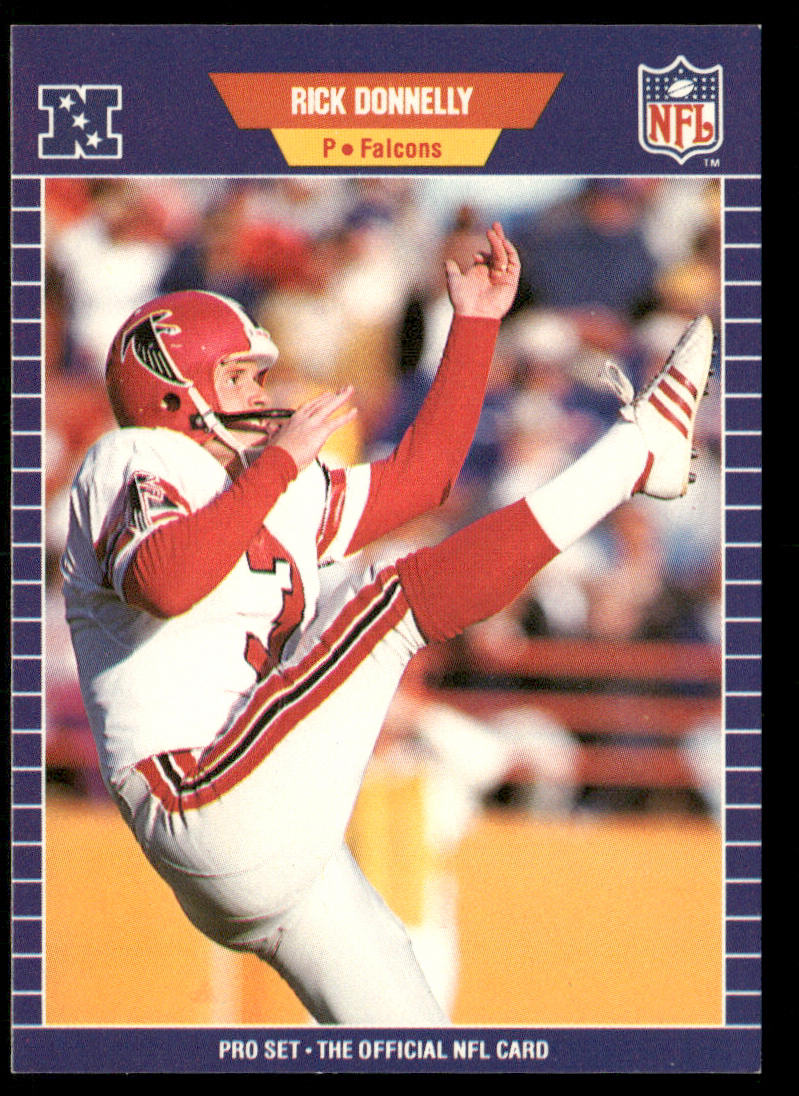Rick Donnelly 1989 Pro Set #8 Atlanta Falcons