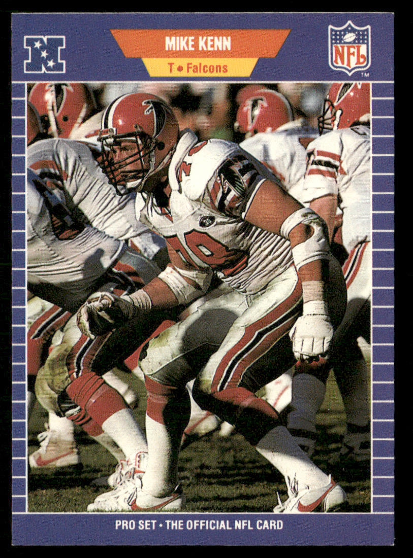 Mike Kenn 1989 Pro Set #11 Atlanta Falcons