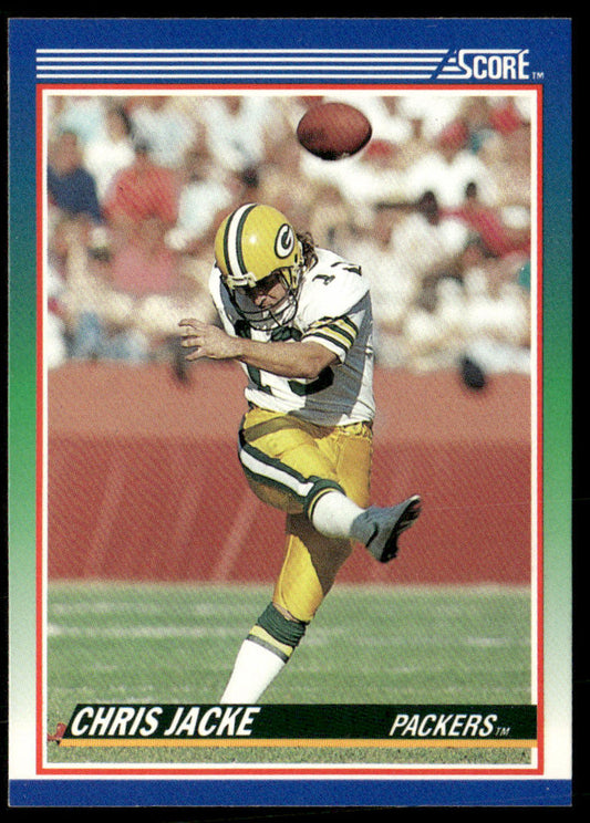 Chris Jacke 1990 Score #103 RC Green Bay Packers