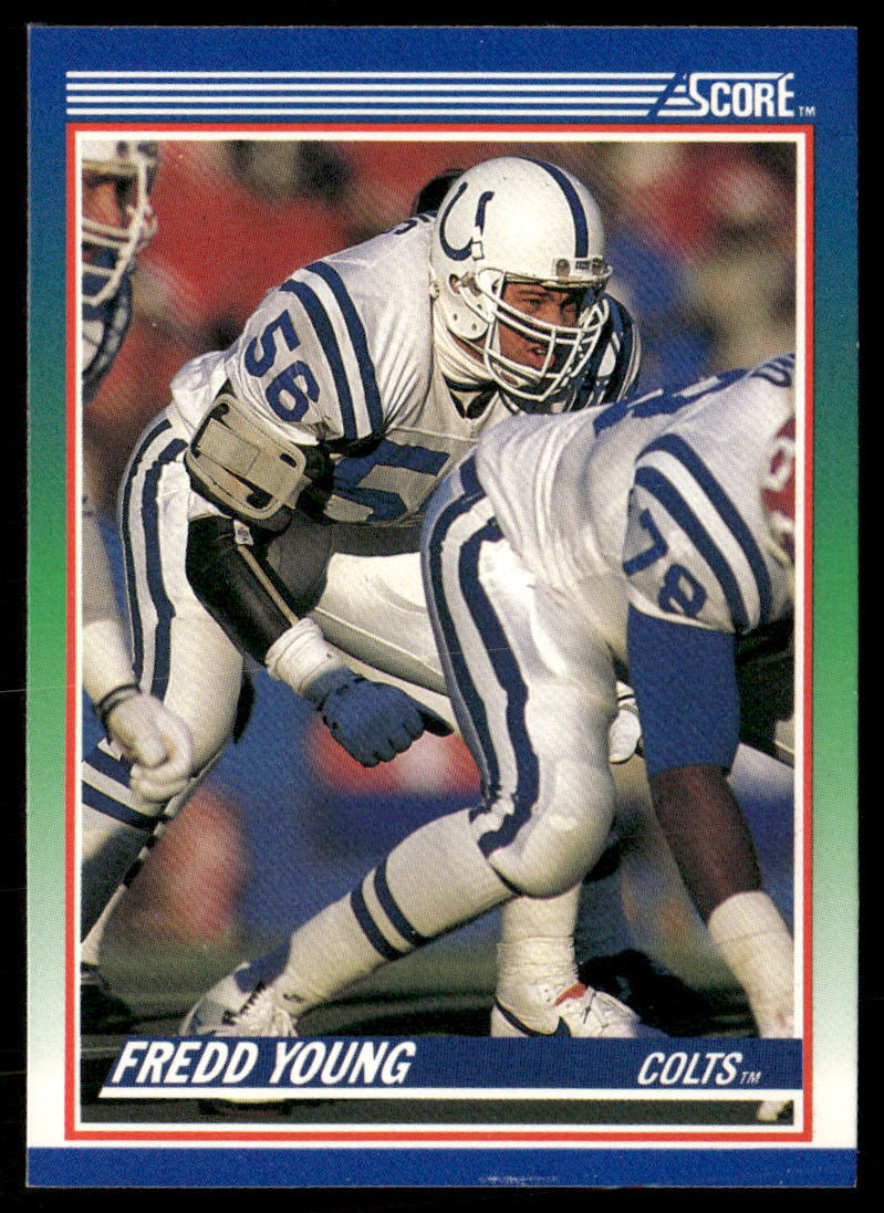 Fredd Young 1990 Score #102 Indianapolis Colts