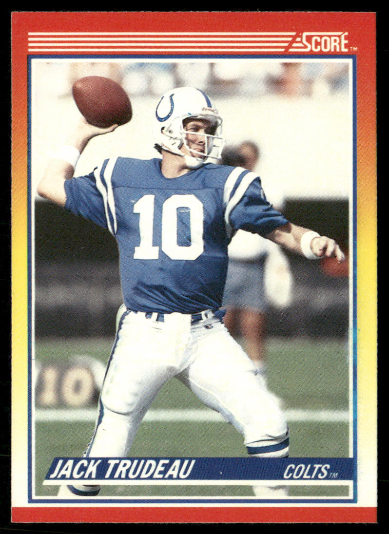 Jack Trudeau 1990 Score #266 Indianapolis Colts