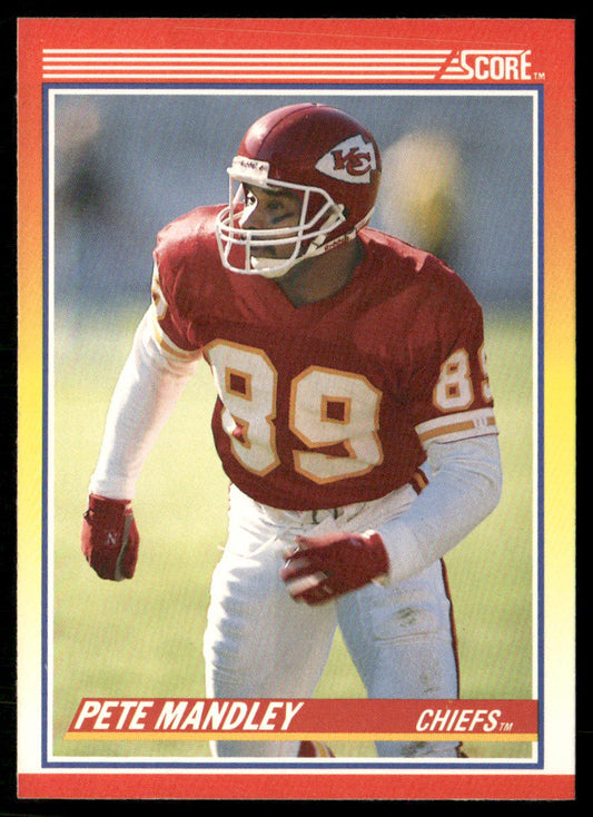 Pete Mandley 1990 Score #264 Kansas City Chiefs