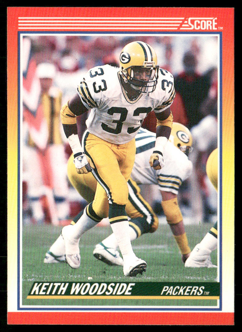 Keith Woodside 1990 Score #257 Green Bay Packers