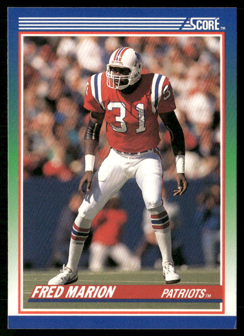 Fred Marion 1990 Score #39 New England Patriots