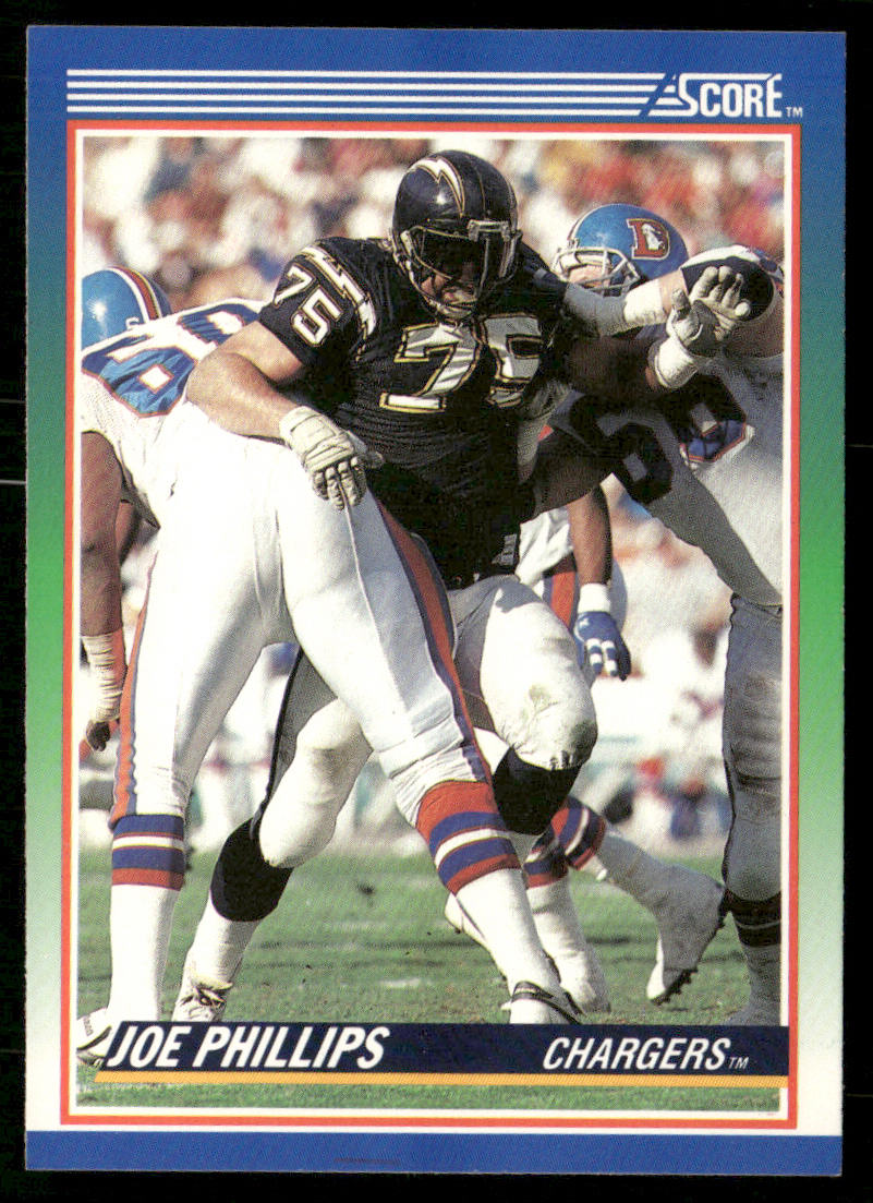 Joe Phillips 1990 Score #36 RC San Diego Chargers