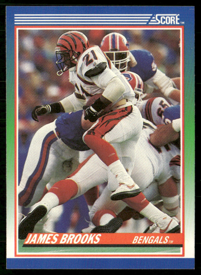 James Brooks 1990 Score #19 Cincinnati Bengals