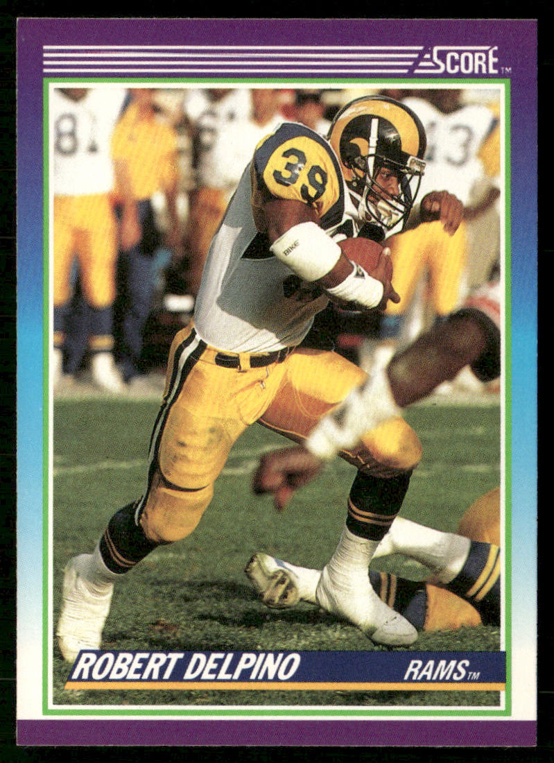 Robert Delpino 1990 Score #184 Los Angeles Rams