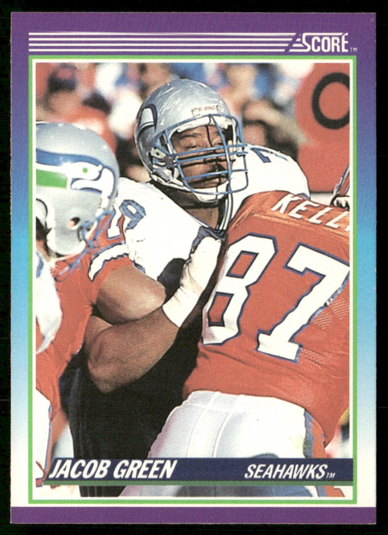 Jacob Green 1990 Score #114 Seattle Seahawks