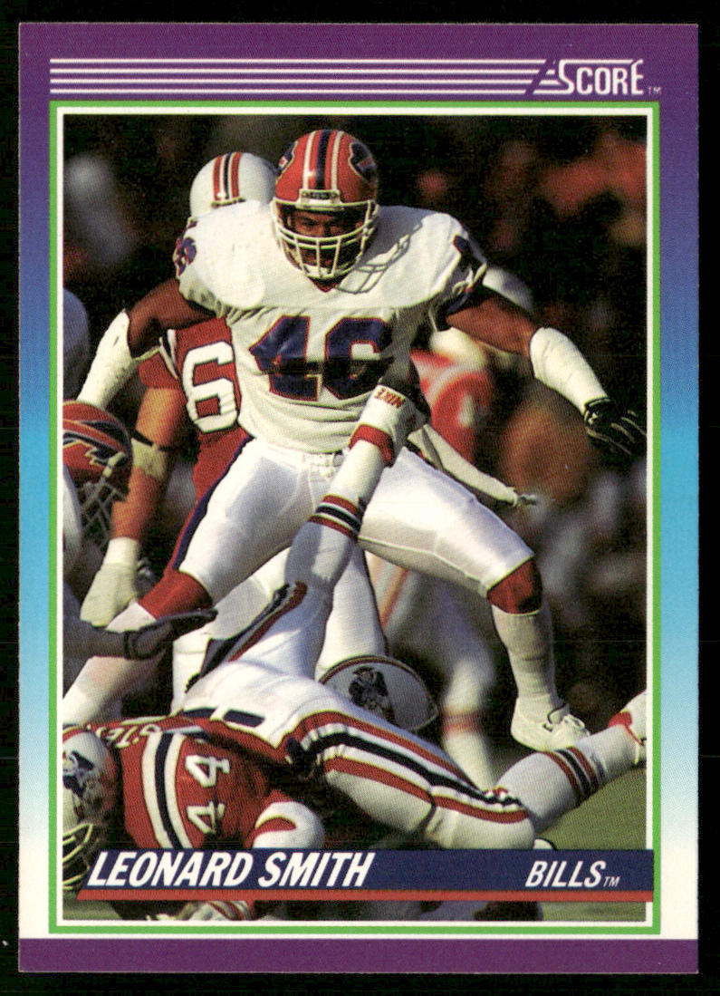 Leonard Smith 1990 Score #190 Buffalo Bills