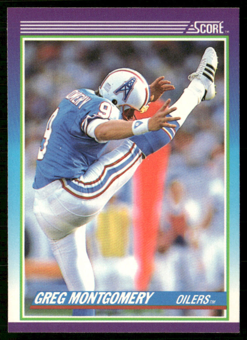 Greg Montgomery 1990 Score #189 RC Houston Oilers
