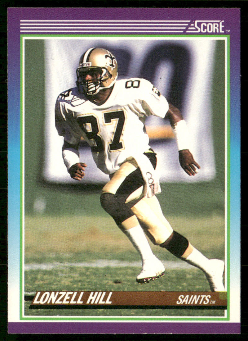 Lonzell Hill 1990 Score #187 New Orleans Saints