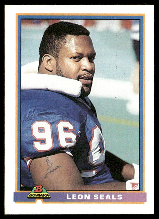 Leon Seals 1991 Bowman #34 Buffalo Bills