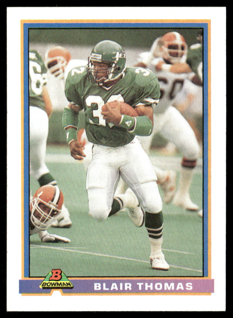 Blair Thomas 1991 Bowman #382 New York Jets