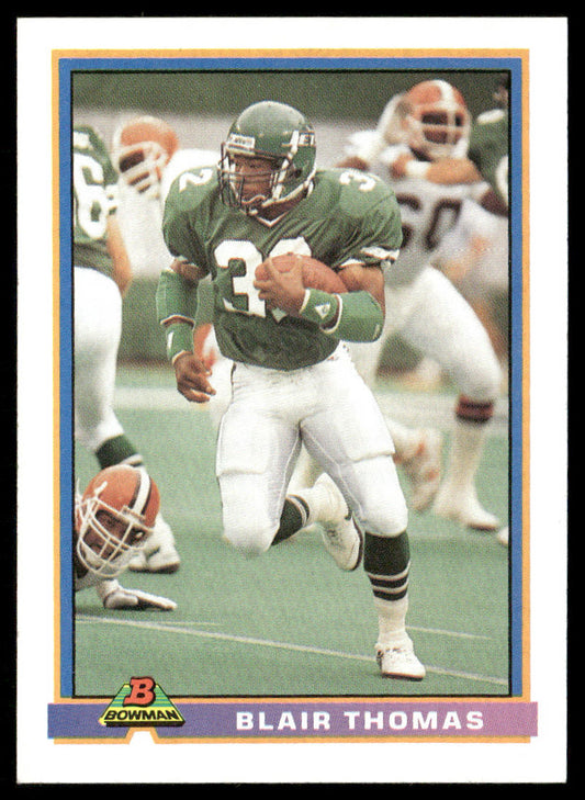 Blair Thomas 1991 Bowman #382 New York Jets