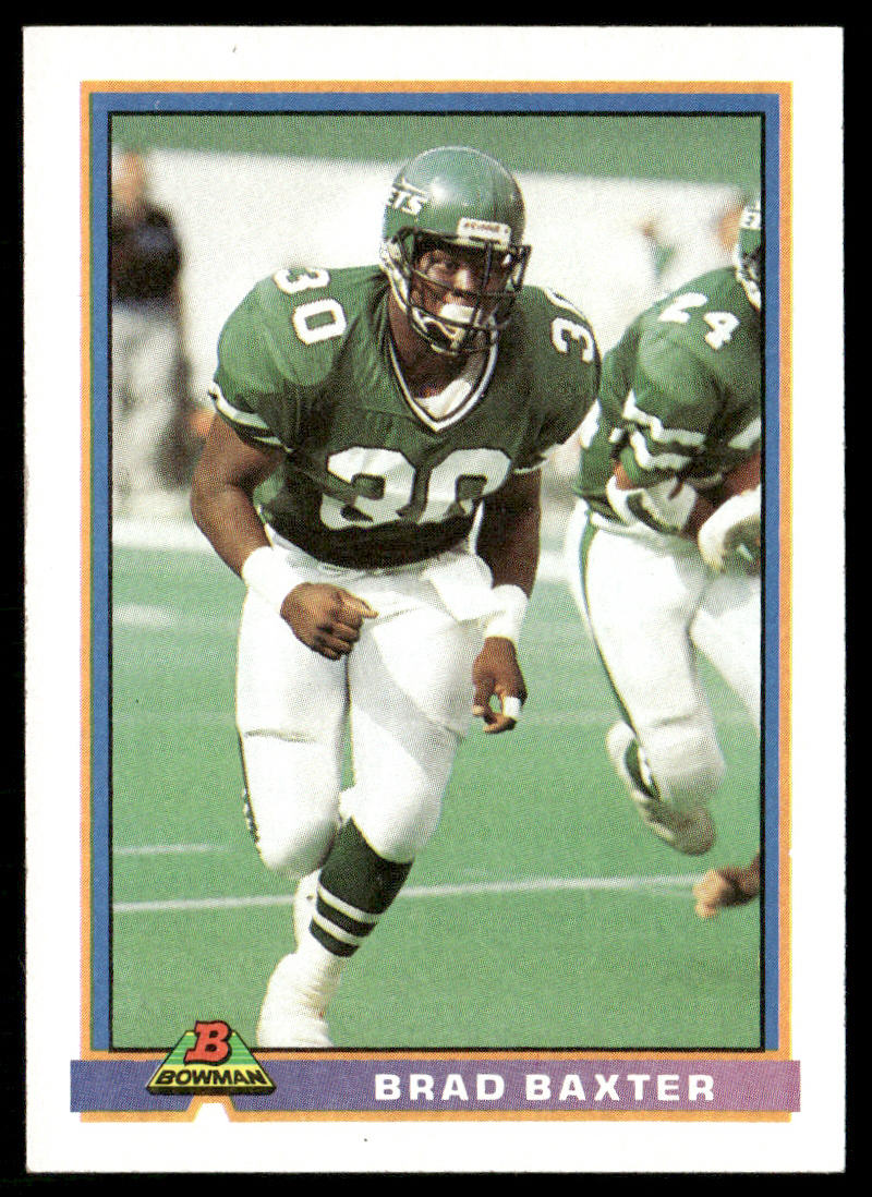 Brad Baxter 1991 Bowman #386 New York Jets