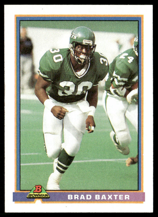 Brad Baxter 1991 Bowman #386 New York Jets