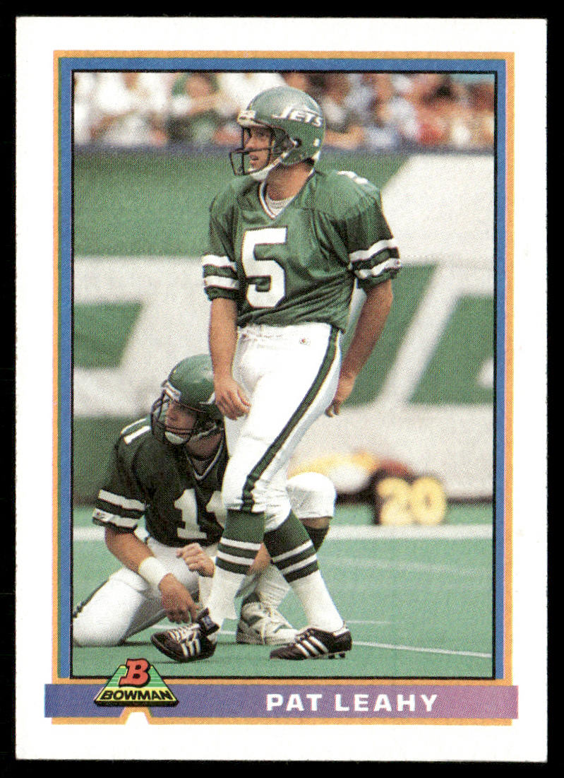 Pat Leahy 1991 Bowman #391 New York Jets