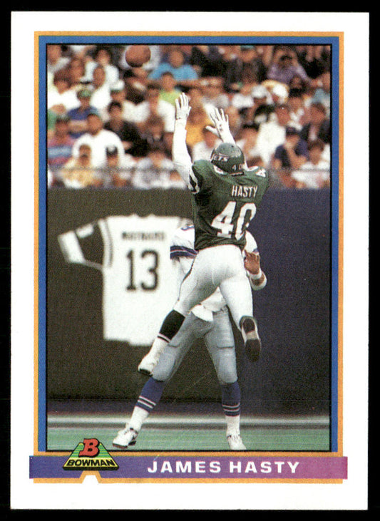 James Hasty 1991 Bowman #393 New York Jets