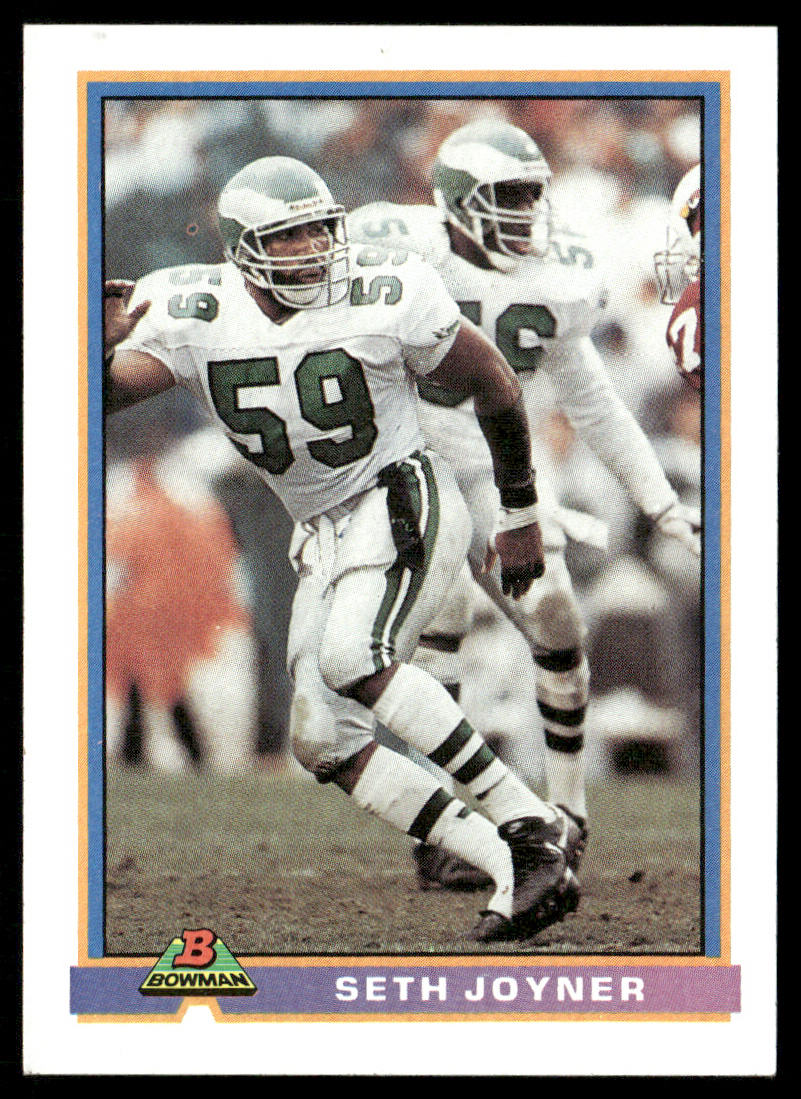 Seth Joyner 1991 Bowman #399 Philadelphia Eagles