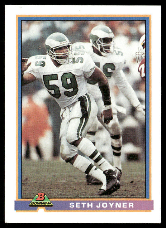 Seth Joyner 1991 Bowman #399 Philadelphia Eagles